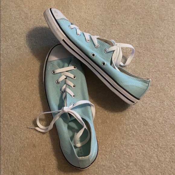 Light Blue Converse - Picture 1 of 2